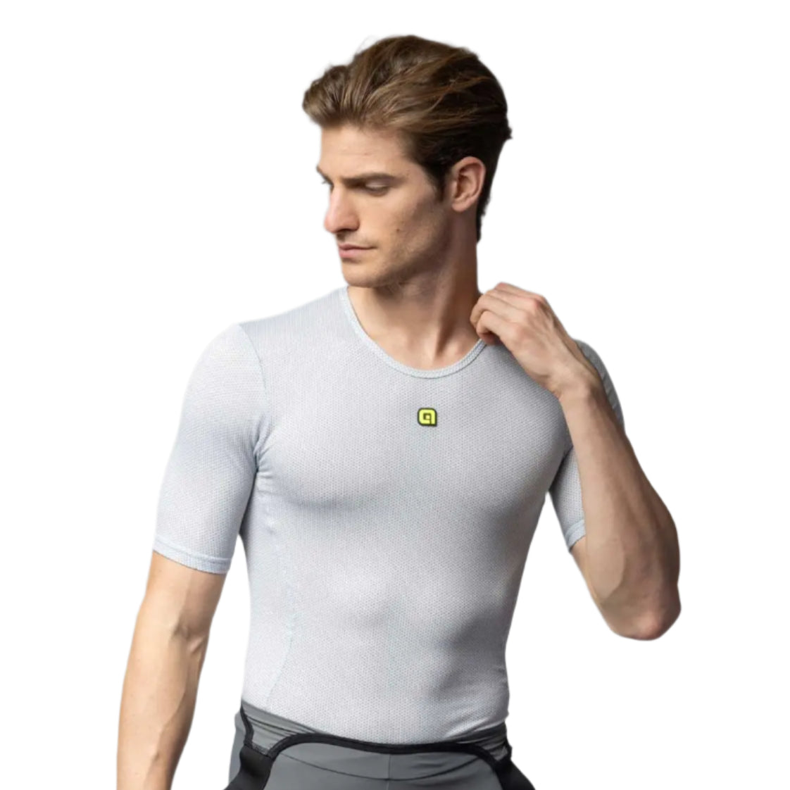 Ale Clothing Steam Short Sleeves Base Layer Grey - FREE UK Shipping, FREE 365 Day Returns | Moto Central