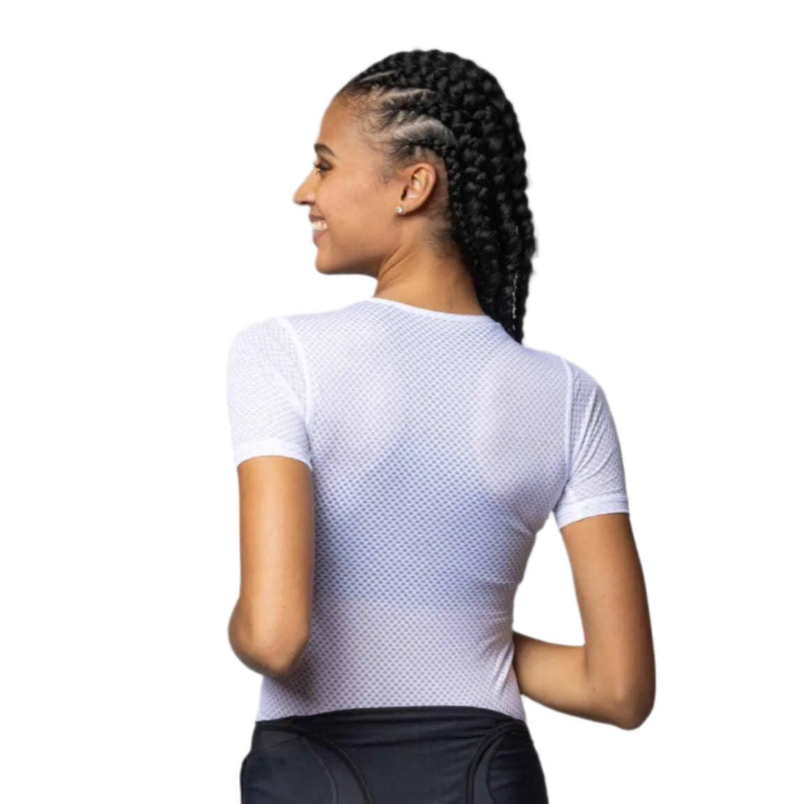 Ale Clothing Velo Active Intimo Ladies Short Sleeves Base Layer White - FREE UK Shipping, FREE 365 Day Returns | Moto Central