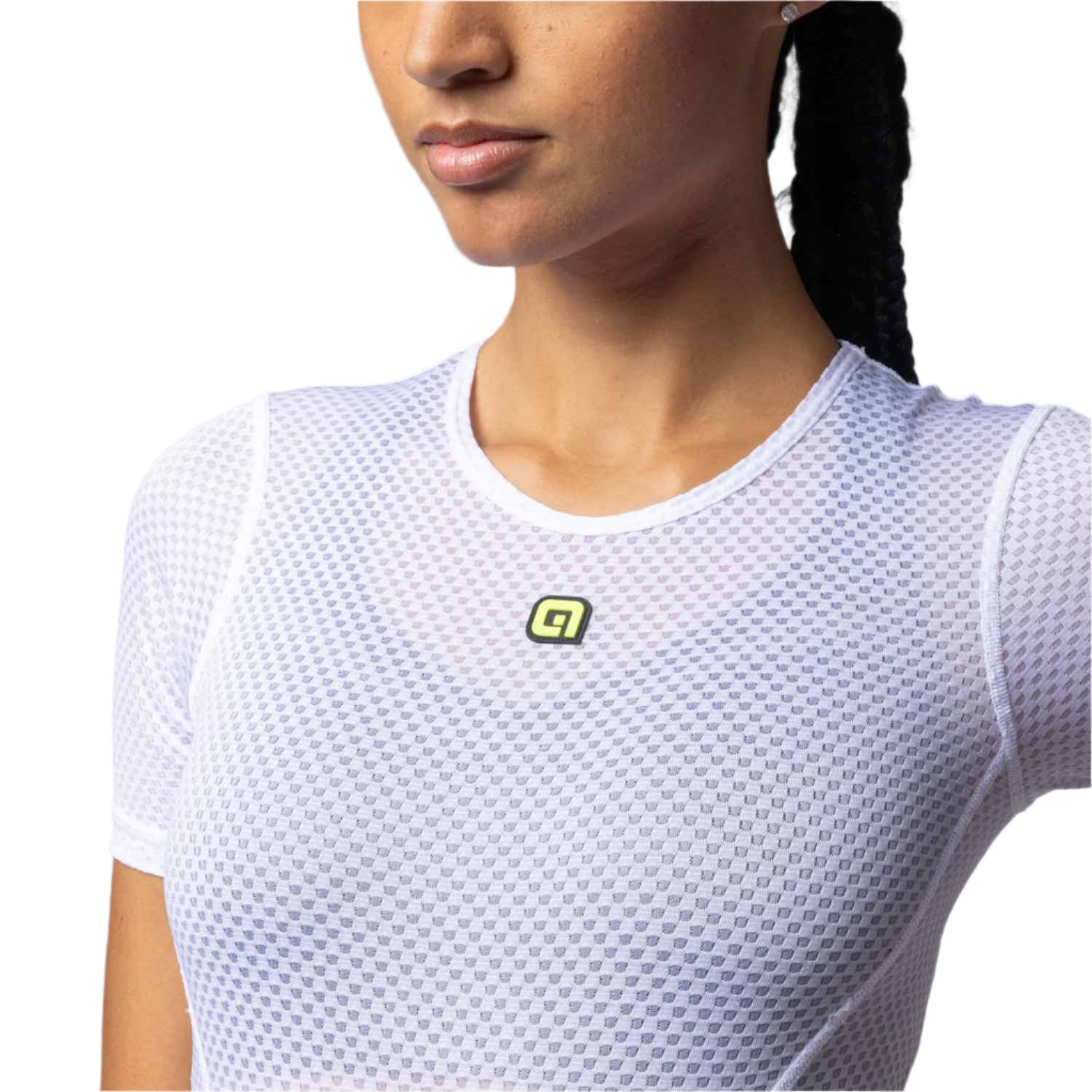 Ale Clothing Velo Active Intimo Ladies Short Sleeves Base Layer White - FREE UK Shipping, FREE 365 Day Returns | Moto Central