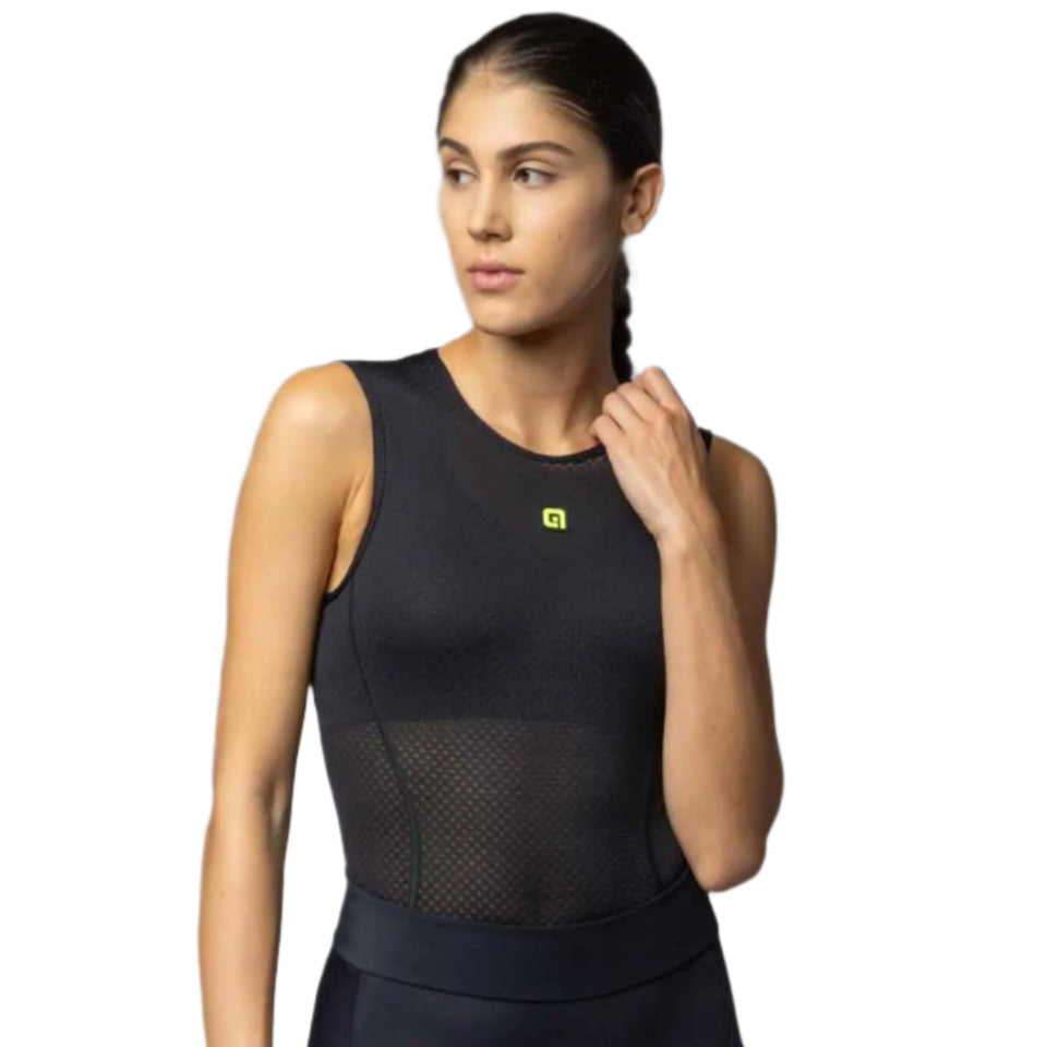 Ale Clothing Velo Active Intimo Ladies Sleeveless Base Layer Black - FREE UK Shipping, FREE 365 Day Returns | Moto Central