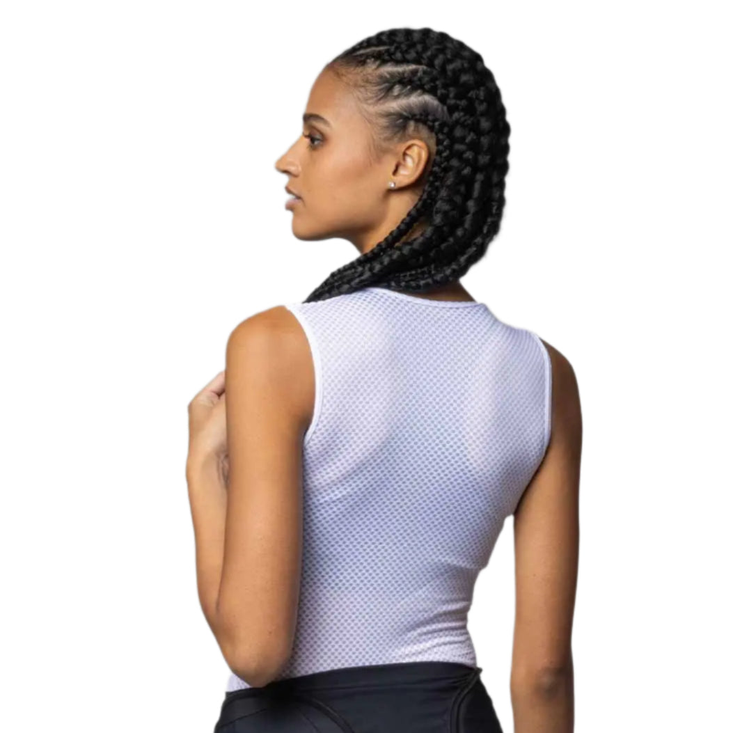 Ale Clothing Velo Active Intimo Ladies Sleeveless Base Layer White - FREE UK Shipping, FREE 365 Day Returns | Moto Central