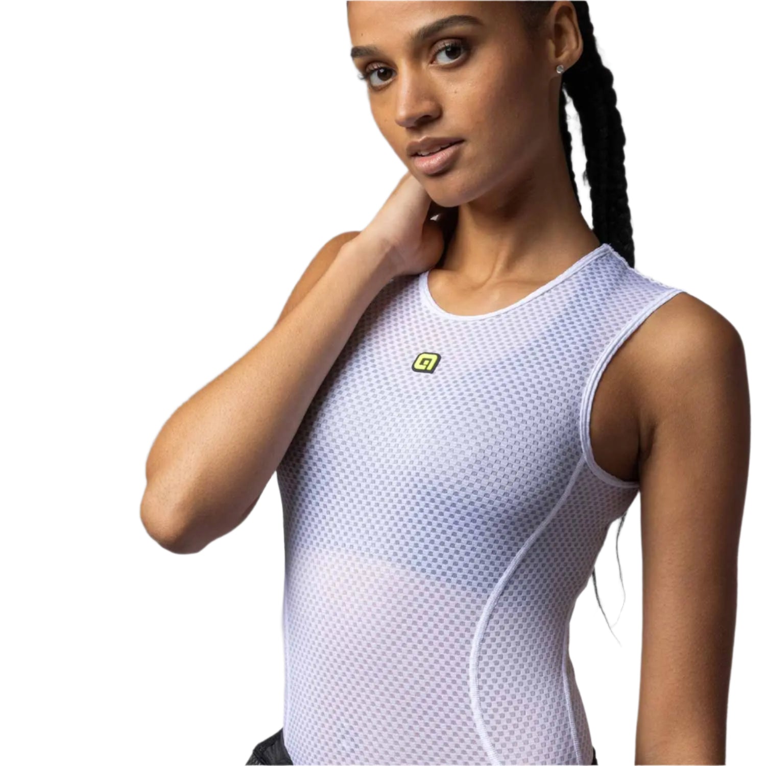 Ale Clothing Velo Active Intimo Ladies Sleeveless Base Layer White - FREE UK Shipping, FREE 365 Day Returns | Moto Central
