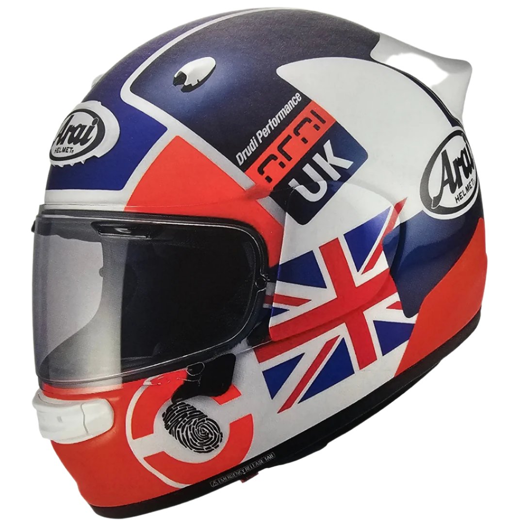 british flag motorcycle helmet Arai Quantic Nation UK