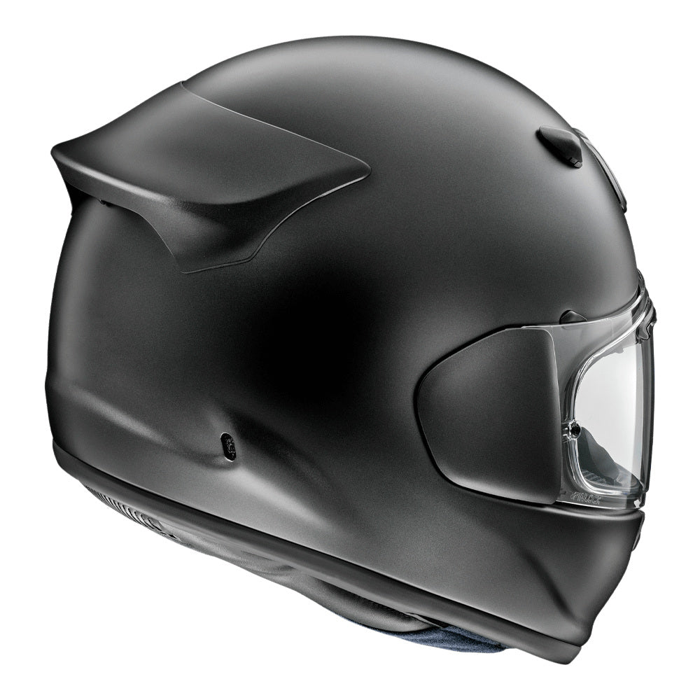 Arai Quantic Solid Frost Black helmet rear view