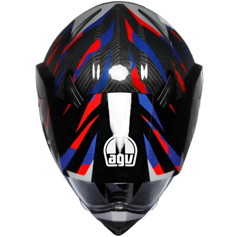 AGV AX9 Steppa Carbon / Red / Blue