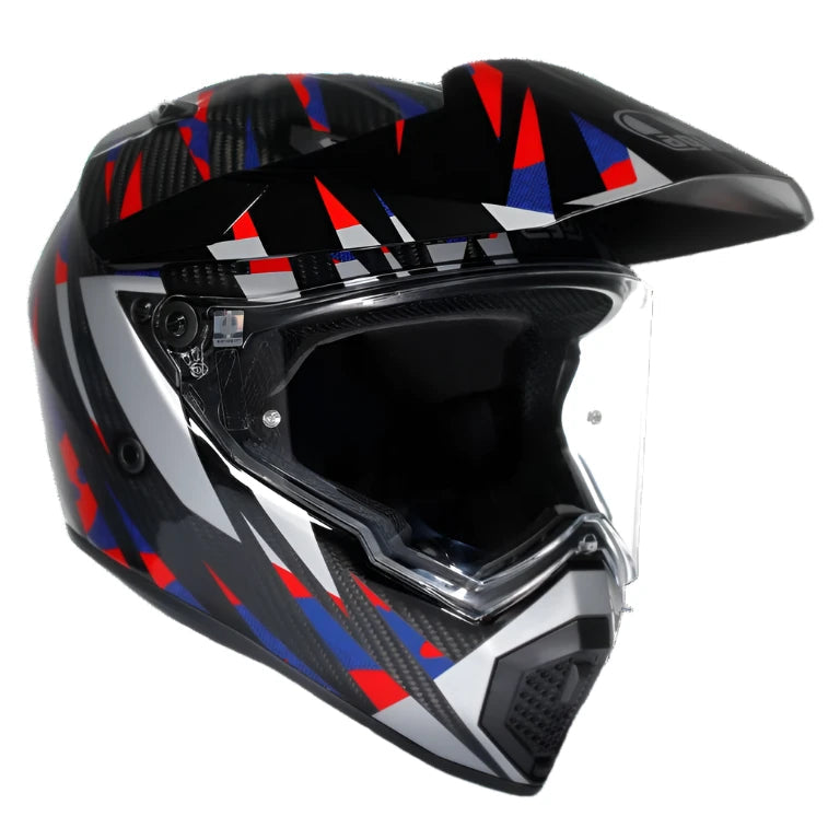 AGV AX9 Steppa Carbon / Red / Blue