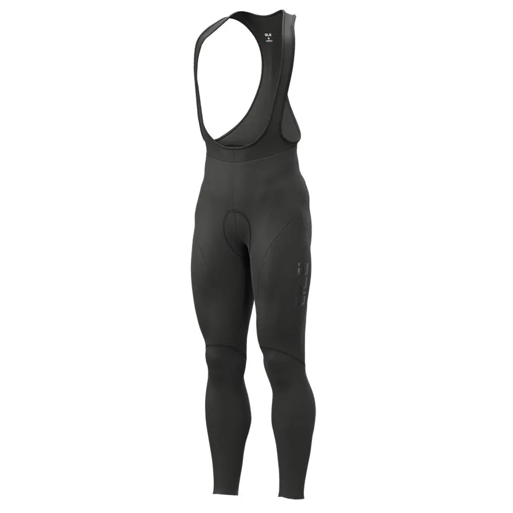 Ale Clothing Winter Solid Bib Tights Black - FREE UK Shipping, FREE 365 Day Returns | Moto Central