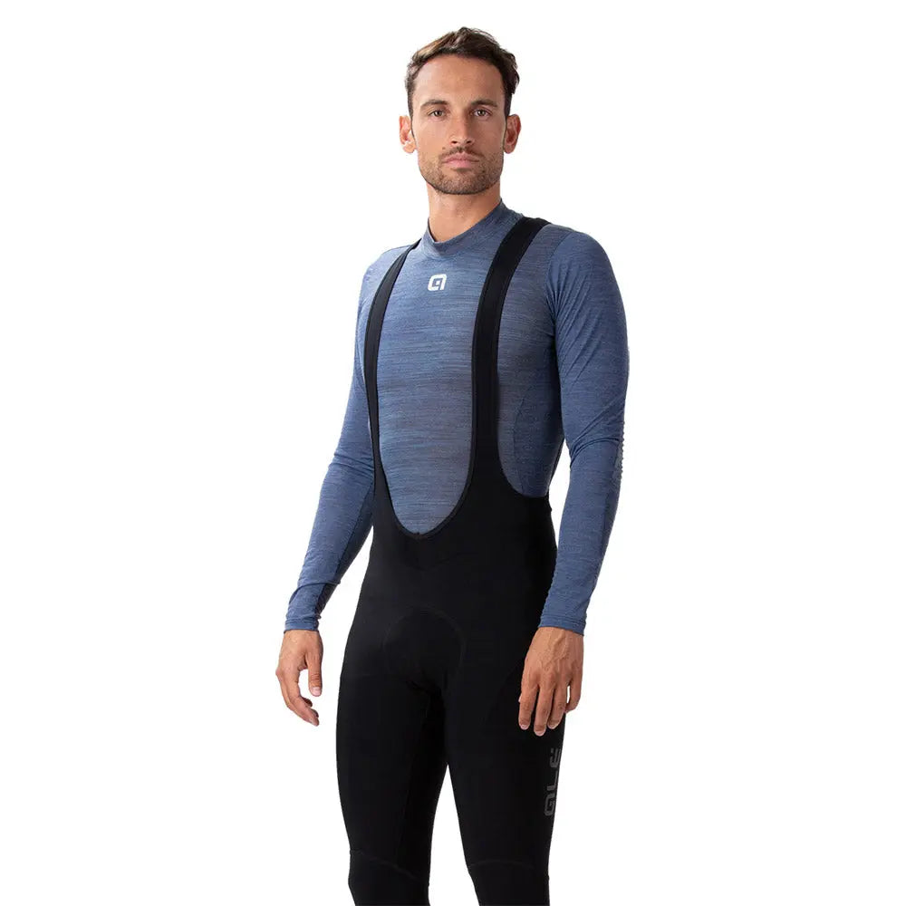 Ale Clothing Winter Solid Bib Tights Black - FREE UK Shipping, FREE 365 Day Returns | Moto Central