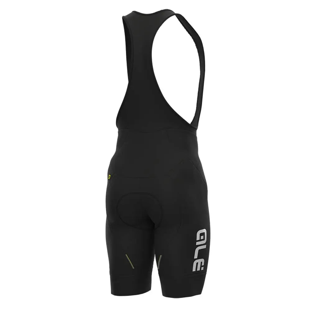 Ale Clothing Winter Solid Bib Shorts Black / White - FREE UK Shipping, FREE 365 Day Returns | Moto Central
