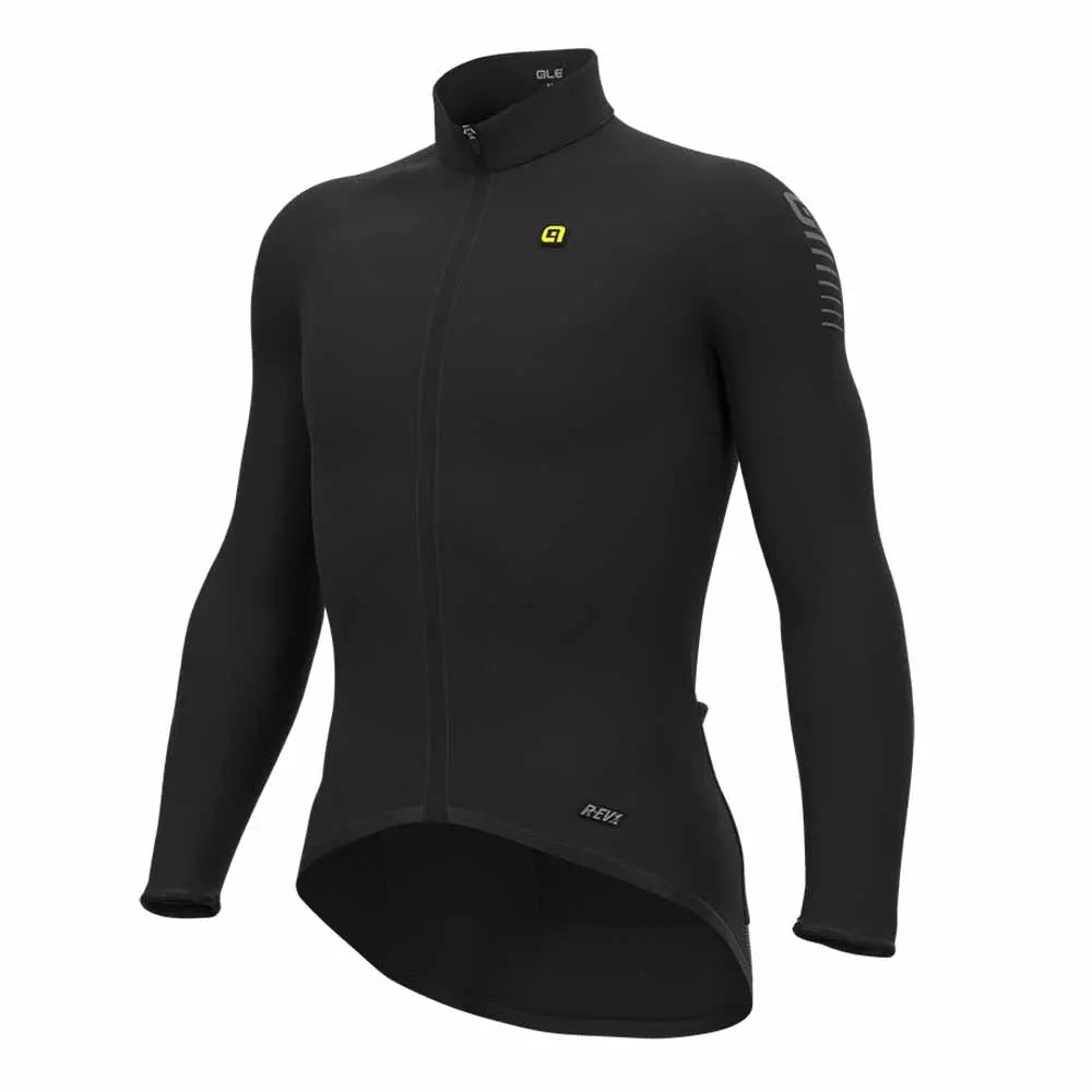 Ale Clothing Thermal R-EV1 Long Sleeves Jersey Black - FREE UK Shipping, FREE 365 Day Returns | Moto Central