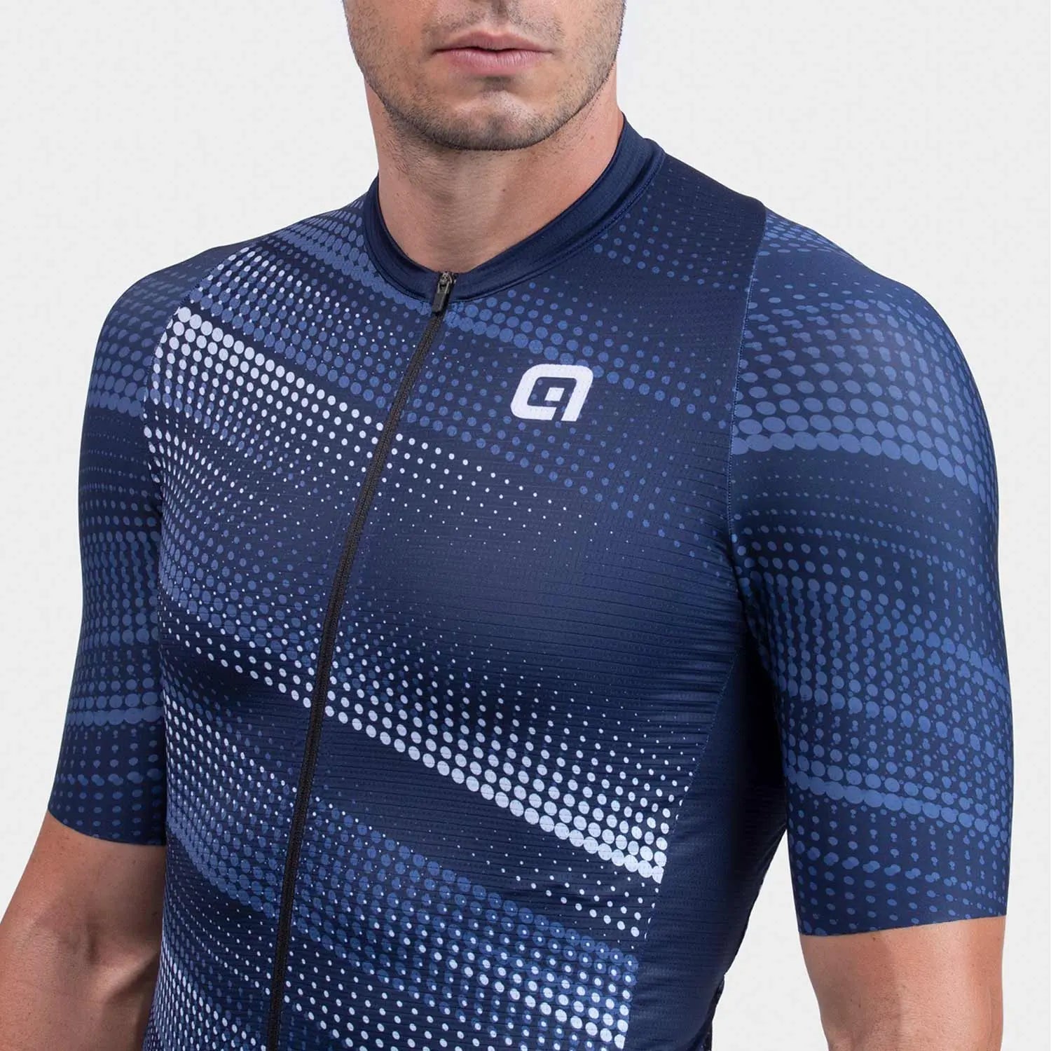 Ale Clothing Green Speed PR-R Short Sleeves Jersey Blue - FREE UK Shipping, FREE 365 Day Returns | Moto Central