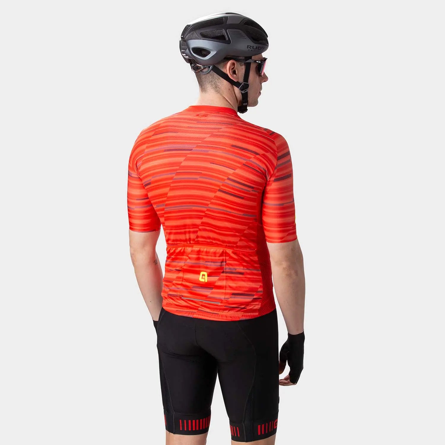 Ale Clothing Step Solid Short Sleeves Jersey Red - FREE UK Shipping, FREE 365 Day Returns | Moto Central