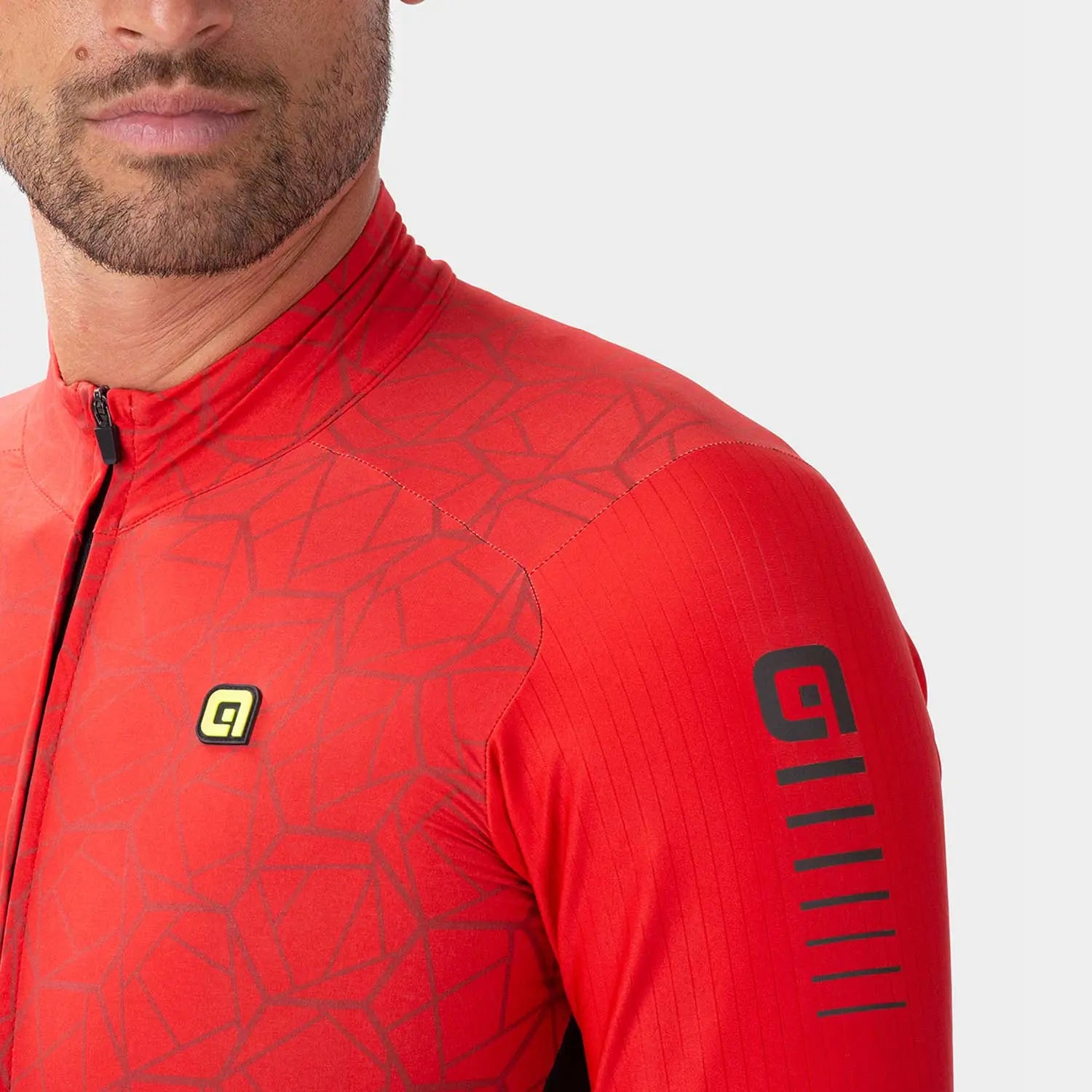 Ale Clothing Velocity R-EV1 Long Sleeves Jersey Red - FREE UK Shipping, FREE 365 Day Returns | Moto Central