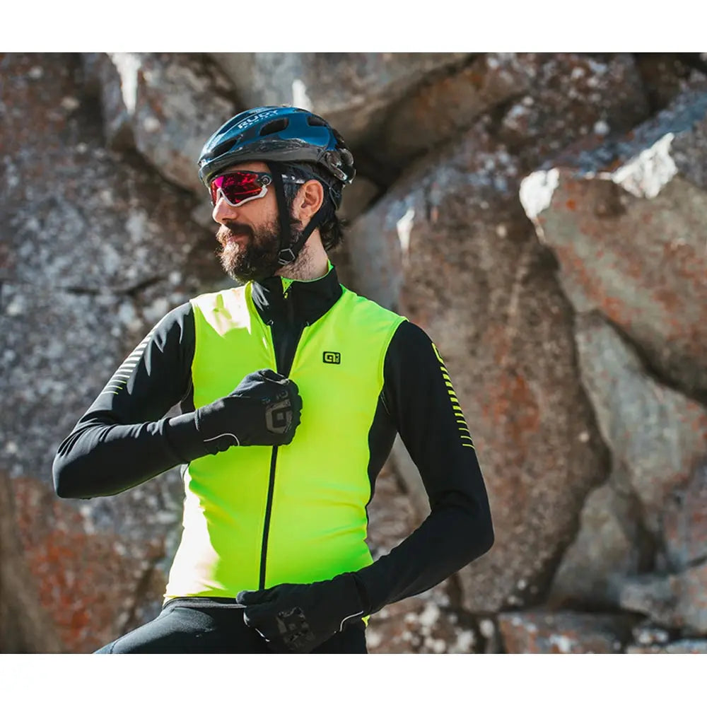 Ale Clothing Thermo Clima Protection Vest R-EV1 Mens Yellow - FREE UK Shipping, FREE 365 Day Returns | Moto Central