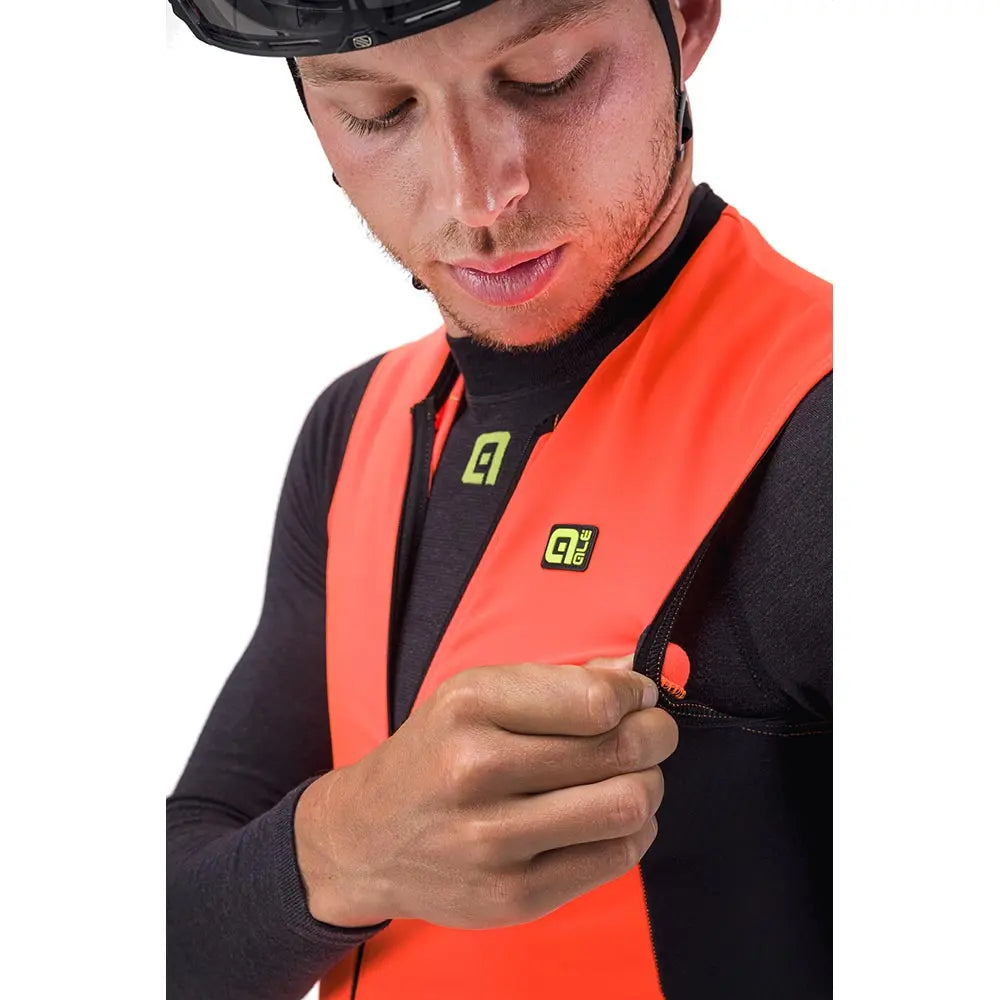 Ale Clothing Thermo Clima Protection Vest R-EV1 Mens Orange - FREE UK Shipping, FREE 365 Day Returns | Moto Central