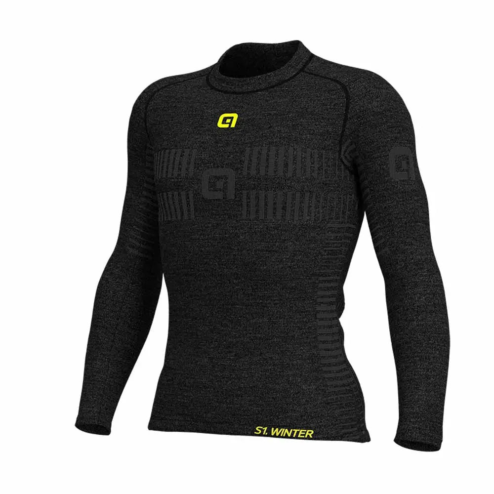 Ale Clothing Seamless Wool Baselayer Black - FREE UK Shipping, FREE 365 Day Returns | Moto Central