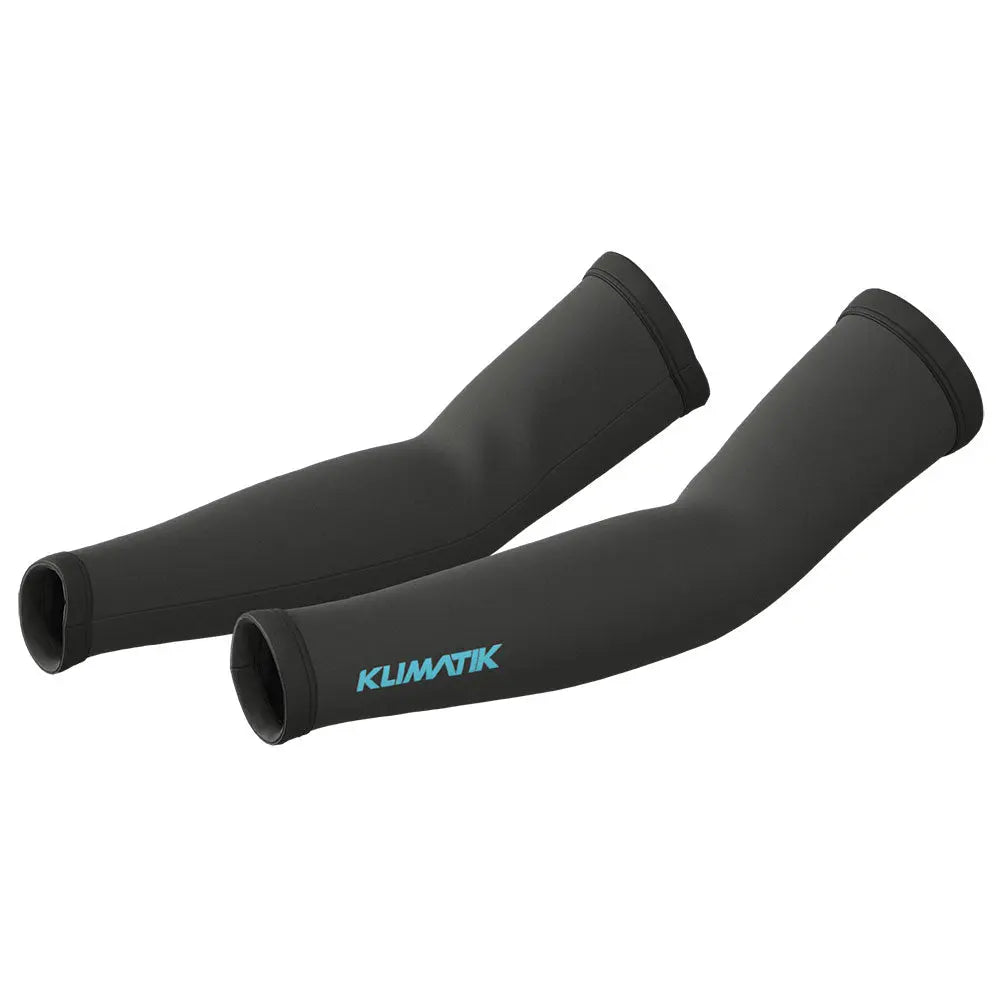 Ale Clothing K-Atmo Klimatik Arm Warmers Black / Cyan - FREE UK Shipping, FREE 365 Day Returns | Moto Central