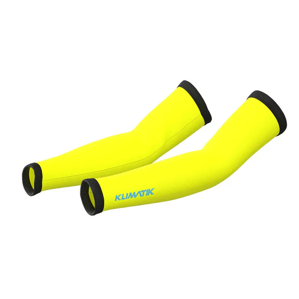 Ale Clothing K-Atmo Klimatik Arm Warmers Yellow - FREE UK Shipping, FREE 365 Day Returns | Moto Central