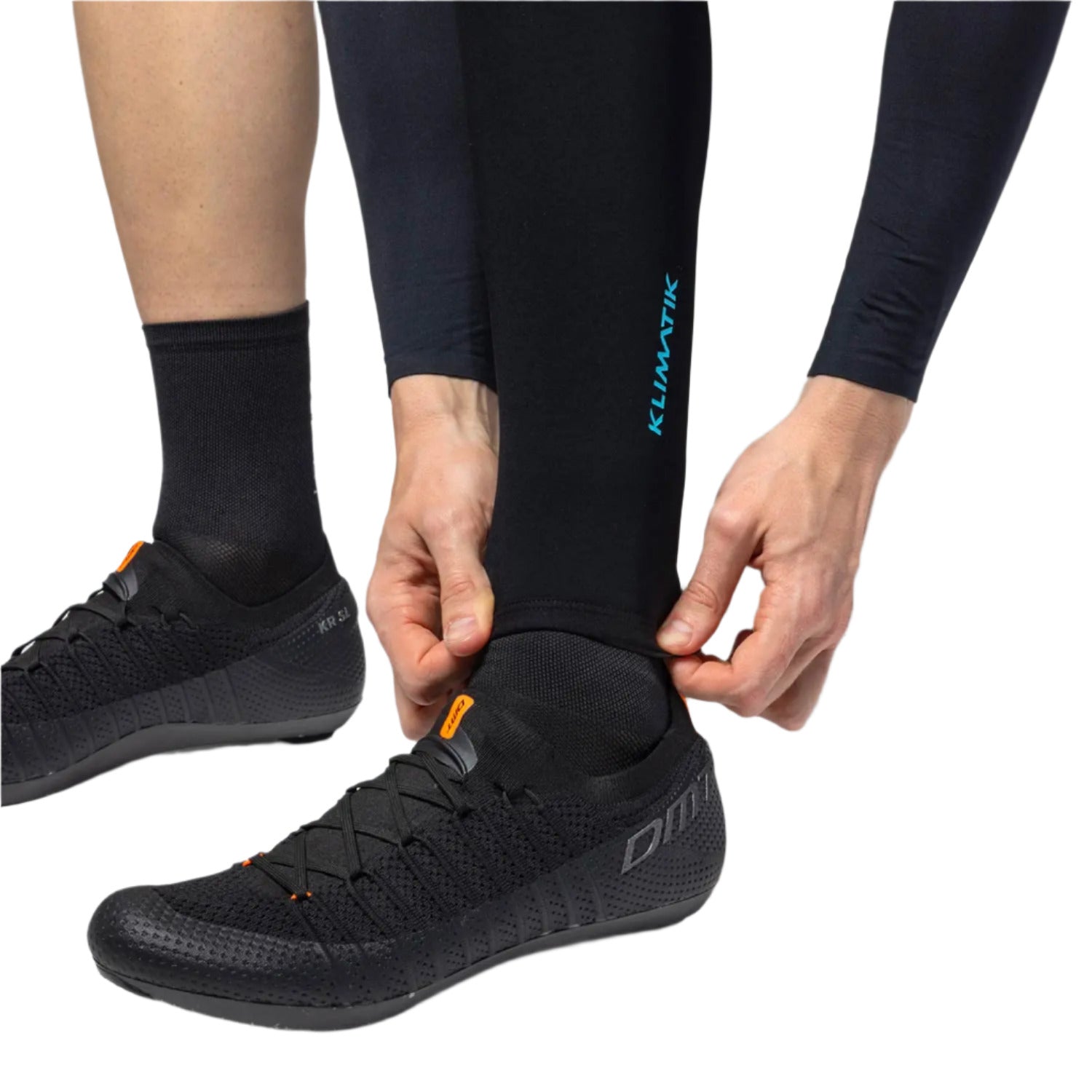 Ale Clothing K-Atmo Klimatik Leg Warmers Black / Cyan - FREE UK Shipping, FREE 365 Day Returns | Moto Central