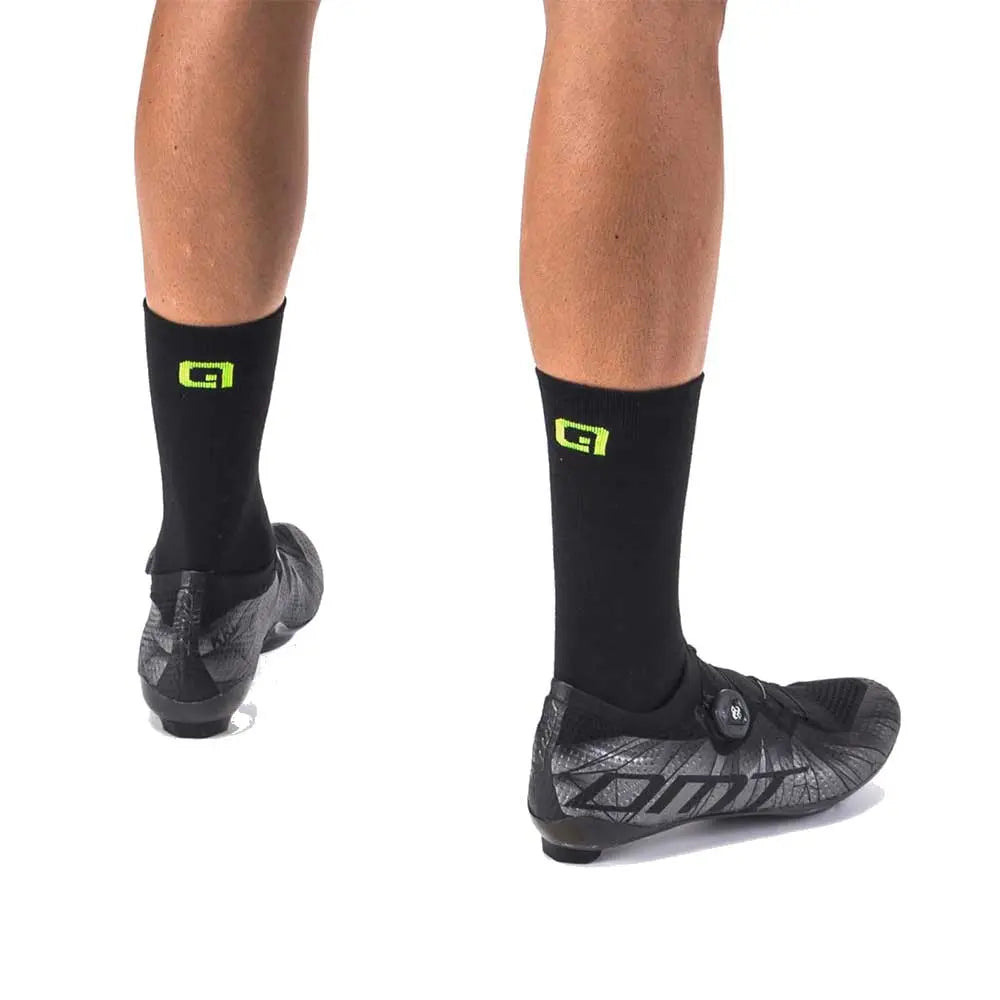 Ale Clothing Klimatik 22 CM Socks Black - FREE UK Shipping, FREE 365 Day Returns | Moto Central