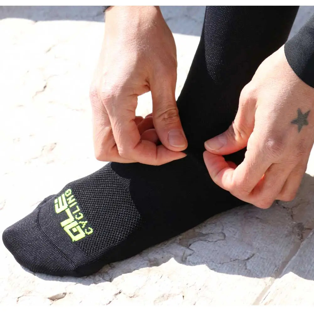 Ale Clothing Klimatik 22 CM Socks Black - FREE UK Shipping, FREE 365 Day Returns | Moto Central