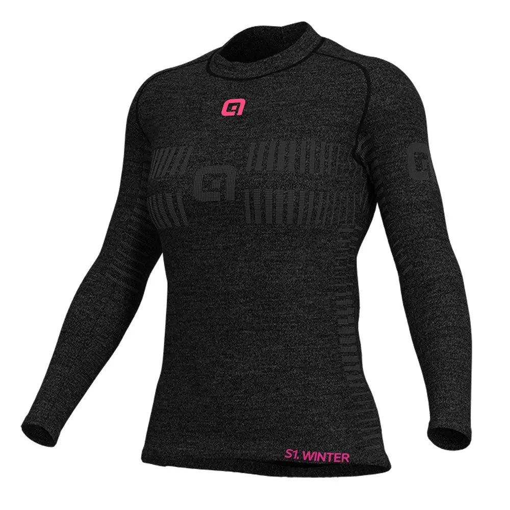 Ale Clothing Ladies Seamless Wool Baselayer Grey - FREE UK Shipping, FREE 365 Day Returns | Moto Central