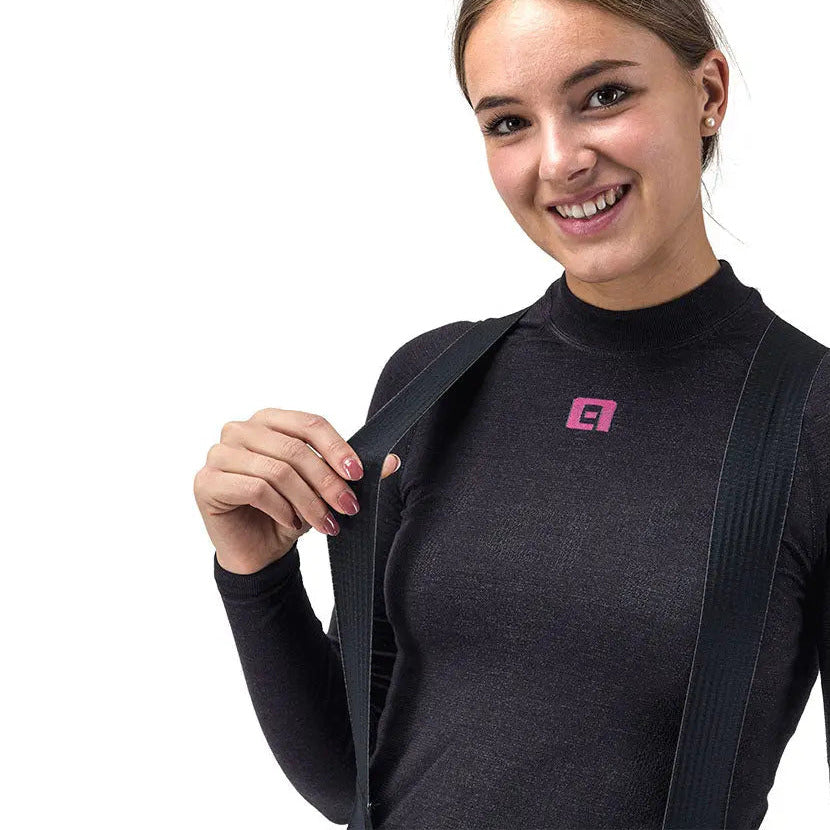 Ale Clothing Ladies Seamless Wool Baselayer Grey - FREE UK Shipping, FREE 365 Day Returns | Moto Central
