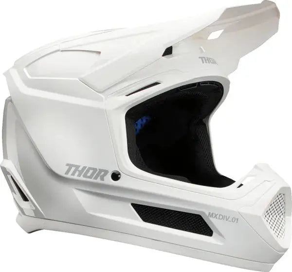 Thor Fleet Youth Whiteout Matt White - FREE UK Shipping, FREE 365 Day Returns | Moto Central