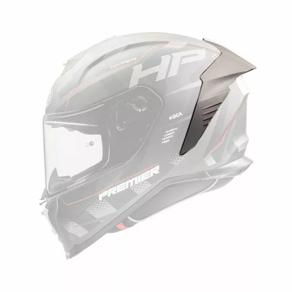 Premier Hyper HP 92 Helmet Spoiler Matt Grey FREE 365 Day Returns, FREE UK Delivery | Moto Central