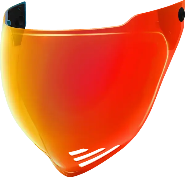 Icon Domain Helmet Bubble Shield Calypso Red - FREE UK Shipping, FREE 365 Day Returns | Moto Central