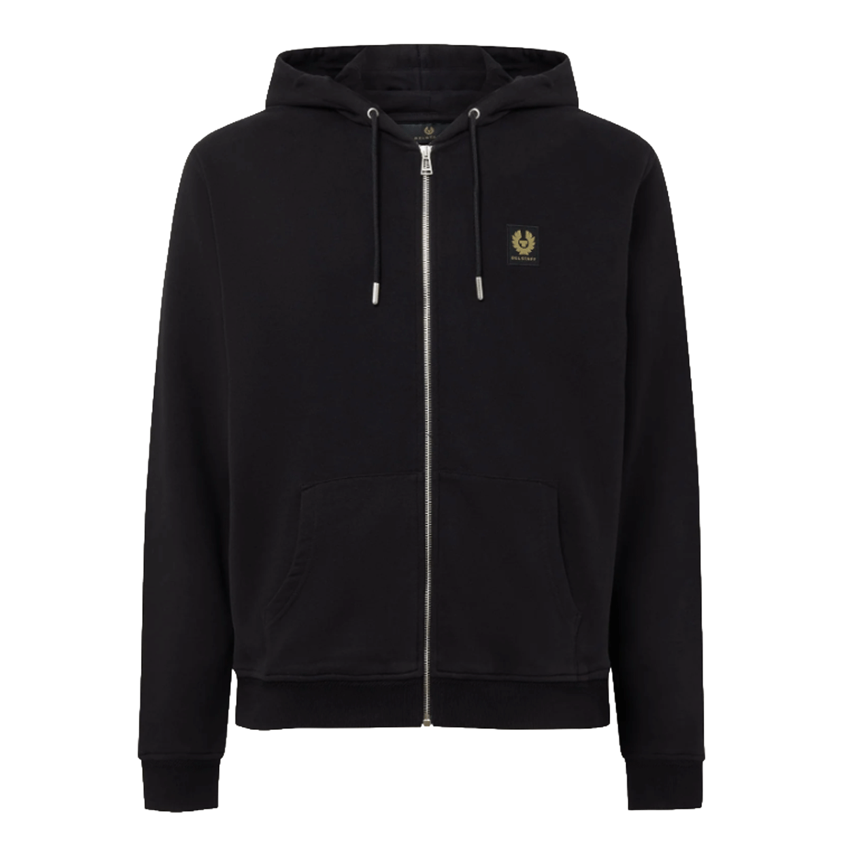 Belstaff Full Zip Hoodie Black FREE UK Delivery, FREE 365 Day Returns | Moto Central