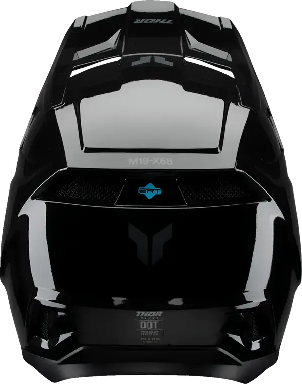 Thor Fleet Youth Blackout Gloss Black - FREE UK Shipping, FREE 365 Day Returns | Moto Central