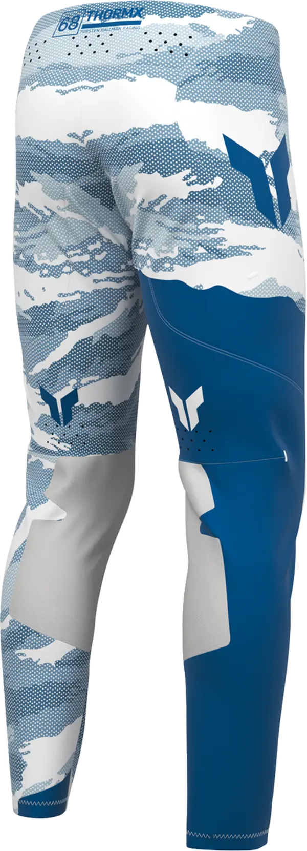 Thor Sportmode Recon LE MX Textile Trouser White / Blue - FREE UK Shipping, FREE 365 Day Returns | Moto Central