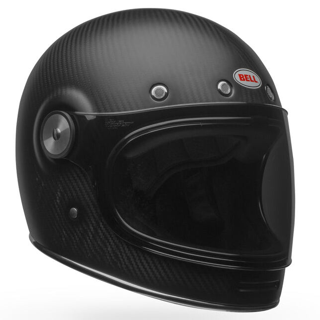Bell Bullitt GT Carbon Solid ECE 22.06 Matt Black - FREE UK Shipping, FREE 365 Day Returns | Moto Central