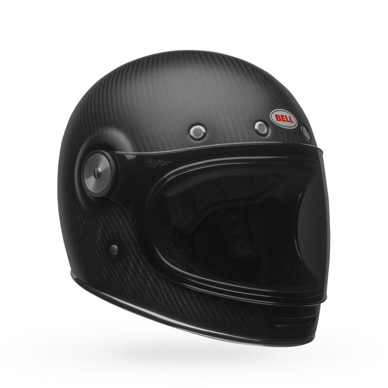 Bell Bullitt GT Carbon Solid ECE 22.06 Matt Black - FREE UK Shipping, FREE 365 Day Returns | Moto Central