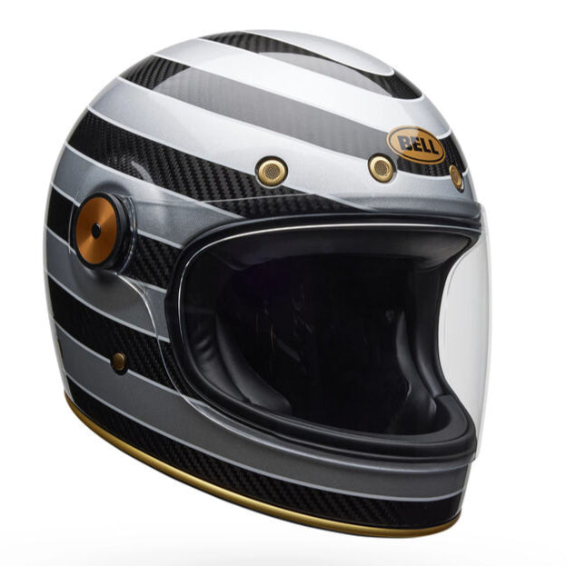 Bell Bullitt GT Carbon RSD Temple ECE 22.06 Gloss Black / Silver  - FREE UK Shipping, FREE 365 Day Returns | Moto Central