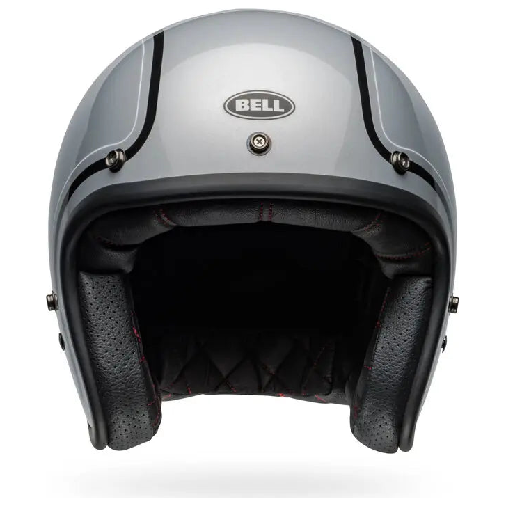 Bell Custom 500 Chief ECE 22.06 Grey open-face motorcycle helmet, front view