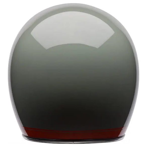 Bell Custom 500 Crate ECE 22.06 Stone open-face motorcycle helmet, rear view