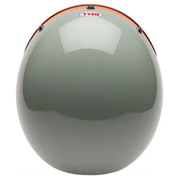 Bell Custom 500 Crate ECE 22.06 Stone open-face motorcycle helmet, top view