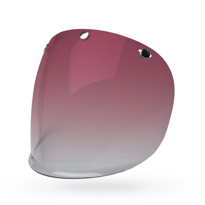 Bell Custom 500 Retro Visor Pink  - FREE UK Shipping, FREE 365 Day Returns | Moto Central