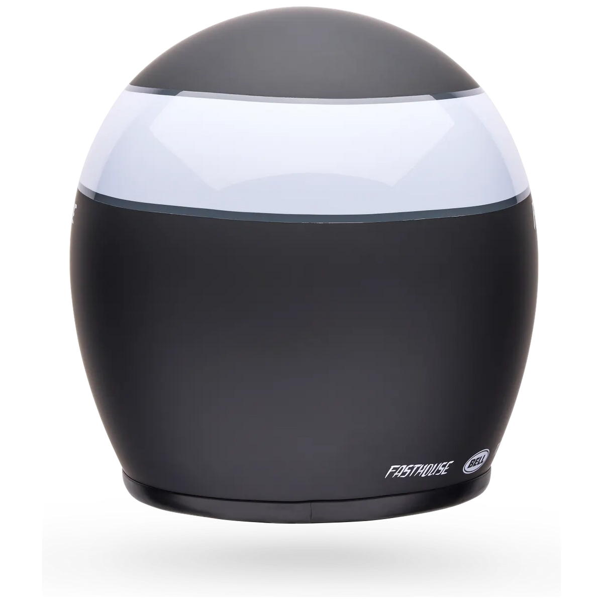 Bell Custom 500 Fasthouse LE ECE 22.06 Black open-face motorcycle helmet, rear view