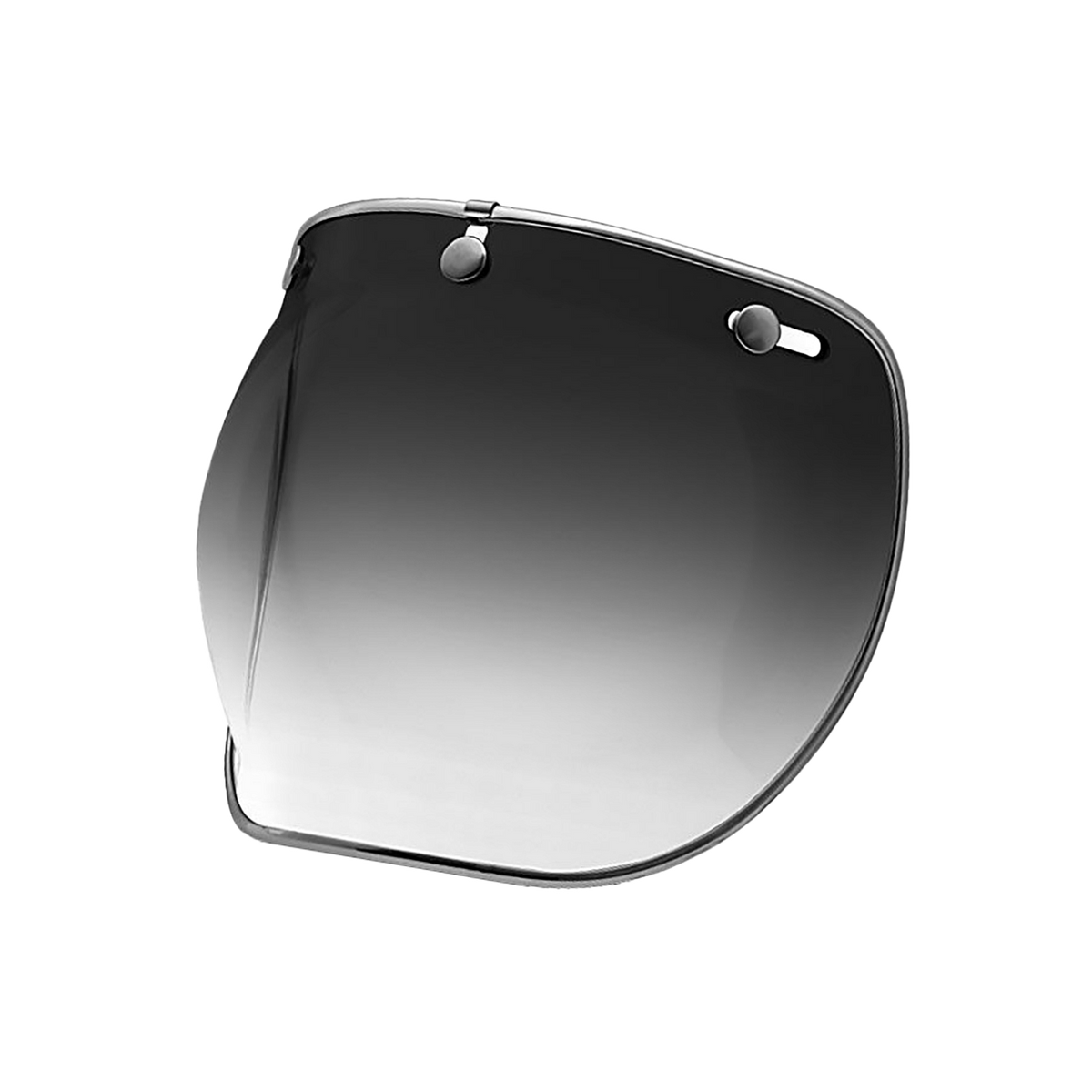 Bell Custom 500/Magnum 37524 dark grey gradient 3-snap bubble shield