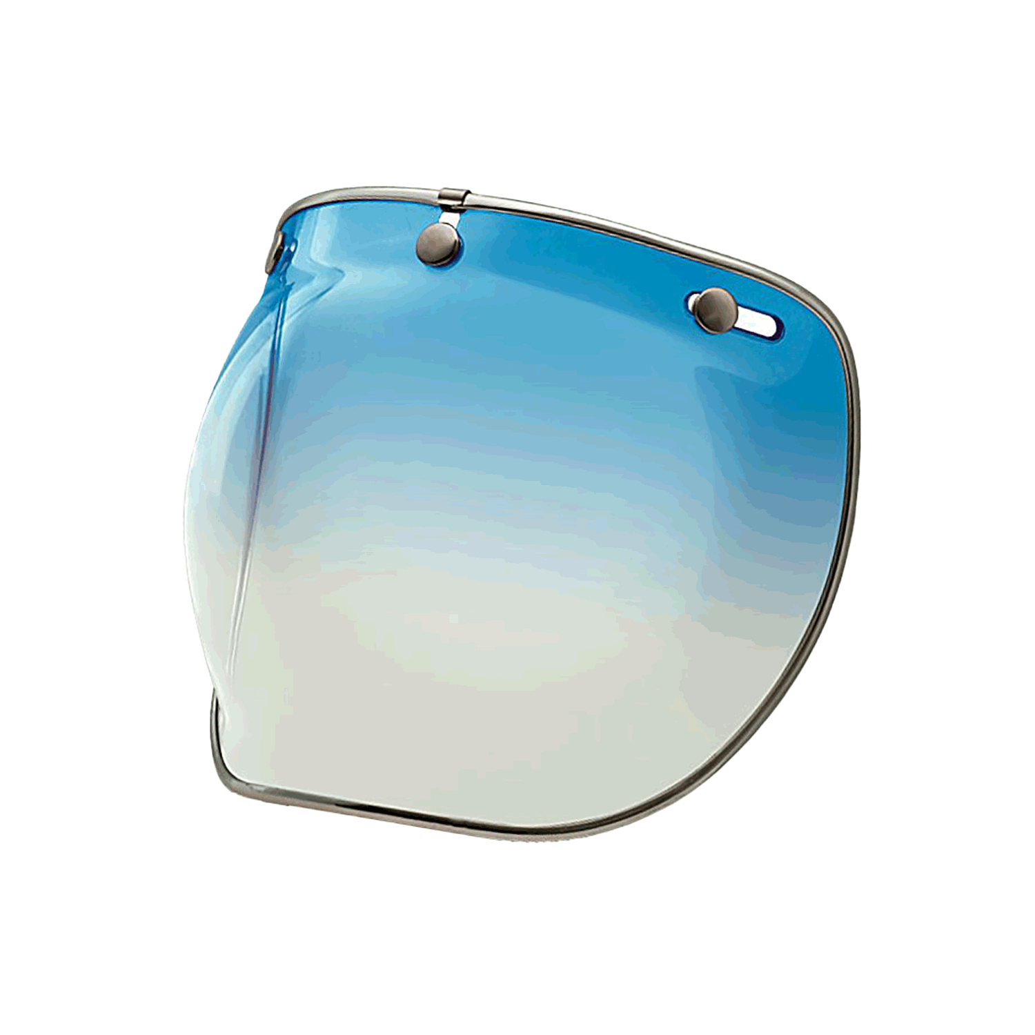 Bell Custom 500/Magnum 37524 ice blue gradient 3-snap bubble shield