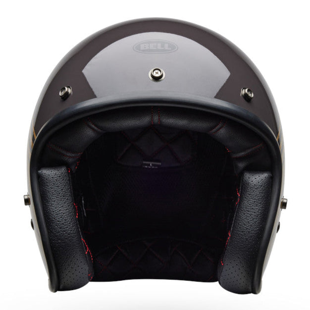Bell Custom 500 Edge ECE 22.06 Gloss Brown - FREE UK Shipping, FREE 365 Day Returns | Moto Central