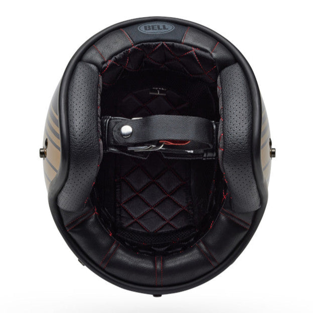 Bell Custom 500 Edge ECE 22.06 Gloss Brown - FREE UK Shipping, FREE 365 Day Returns | Moto Central