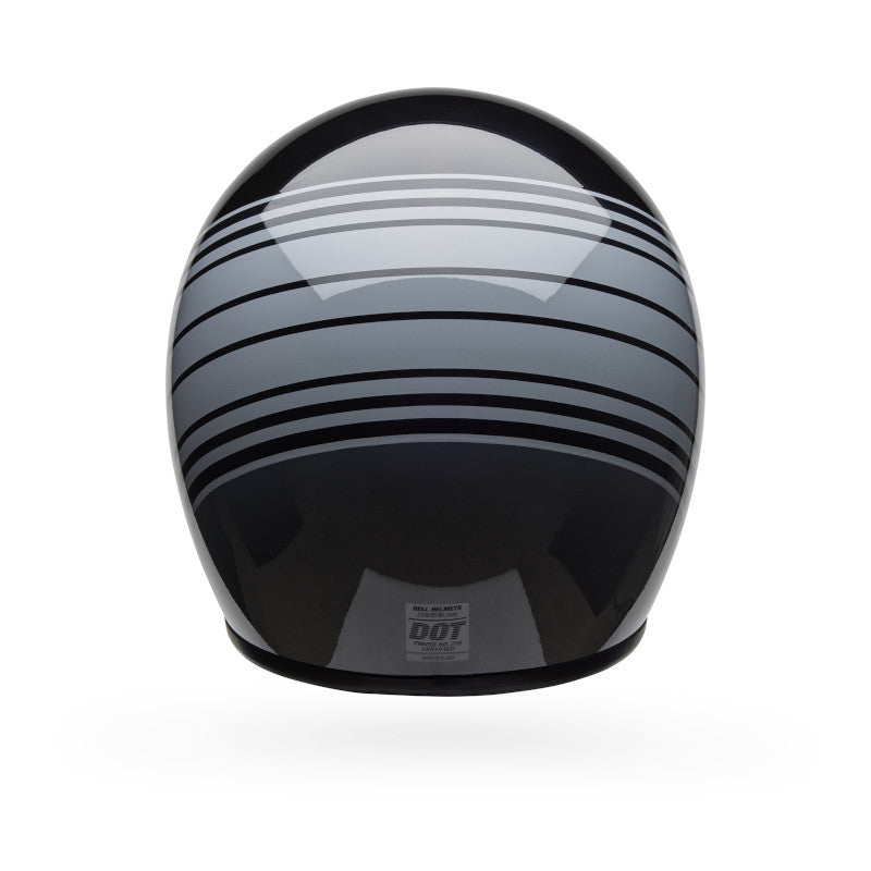 Bell Custom 500 Edge ECE 22.06 Gloss Metallic Black / Grey - FREE UK Shipping, FREE 365 Day Returns | Moto Central