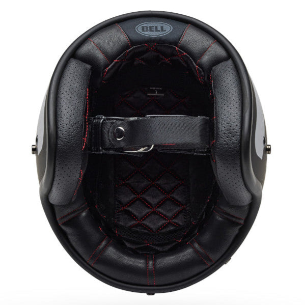 Bell Custom 500 Parlor ECE 22.06 Matt Black / White - FREE UK Shipping, FREE 365 Day Returns | Moto Central