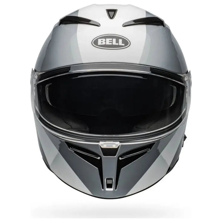 Bell Lithium Shear ECE 22.06 Grey / Retina full-face motorcycle helmet, front view