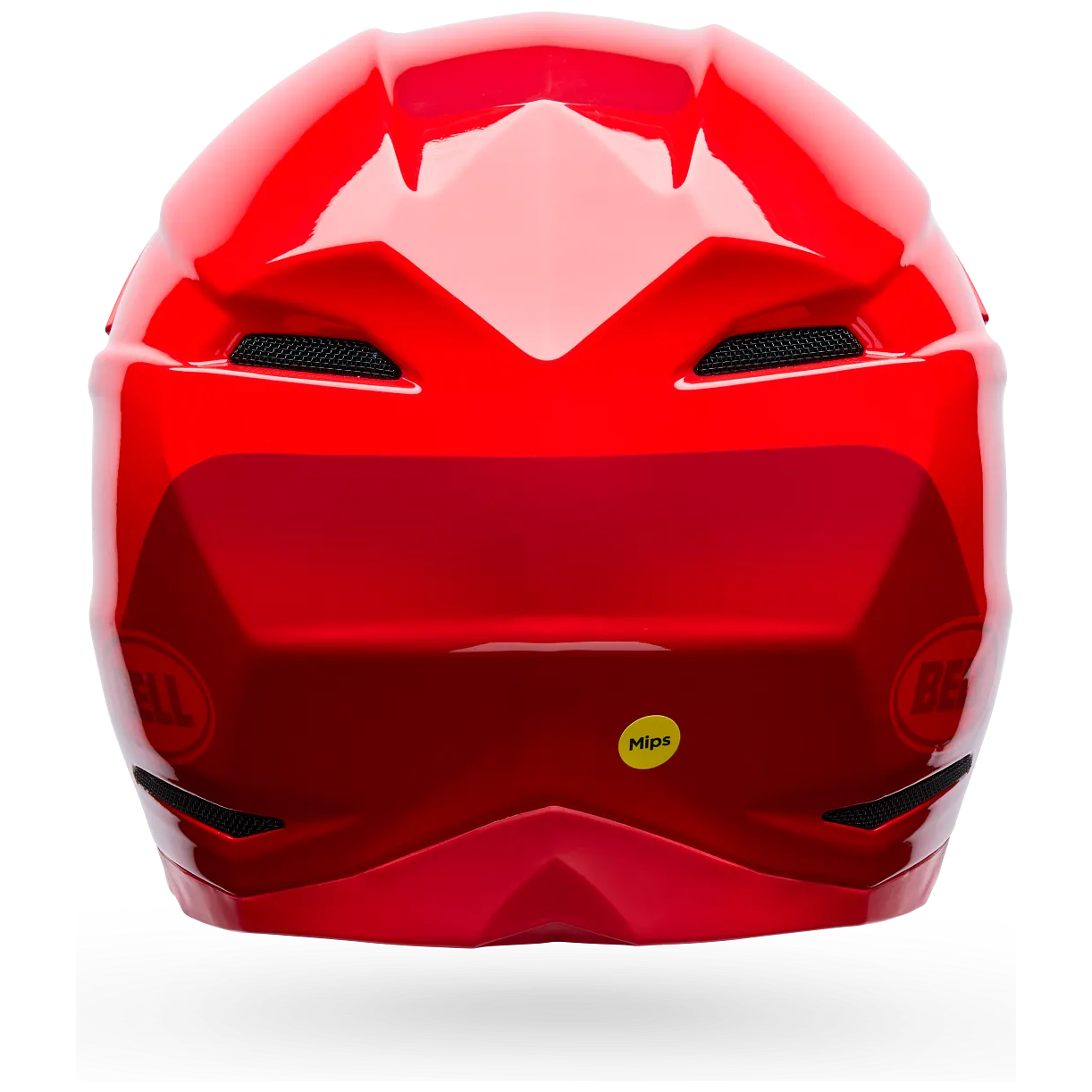 Bell Moto-10 MIPS Fade ECE 22.06 Red motocross helmet, rear view