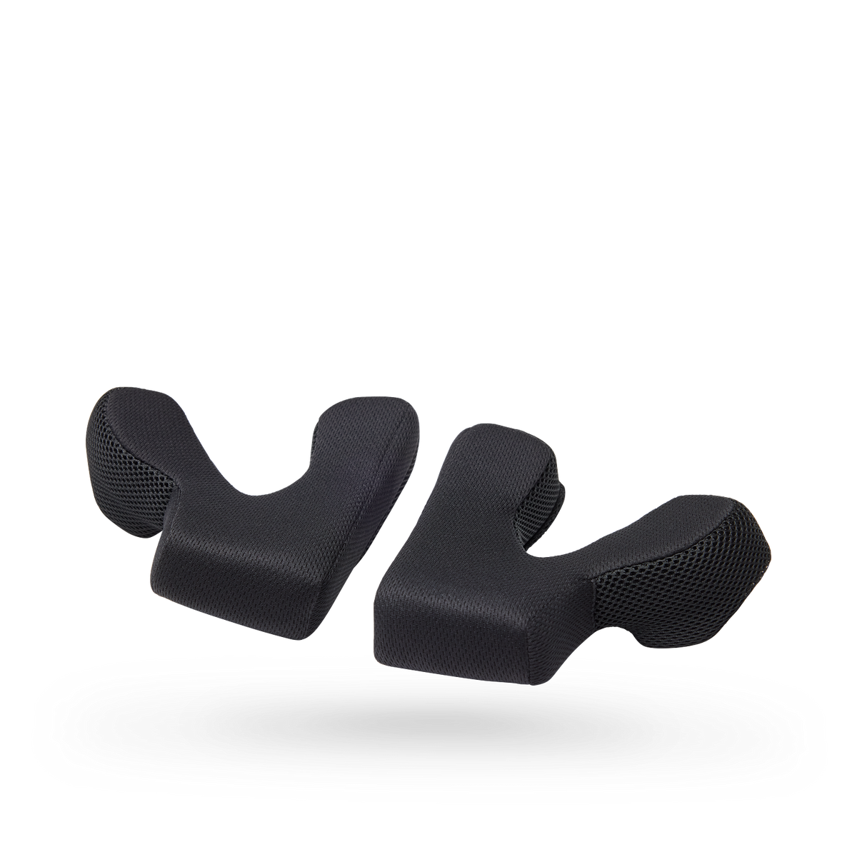 Bell MX-10 MIPS youth 40025 black cheek pads, angled view